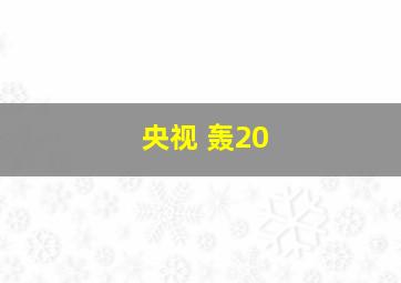 央视 轰20